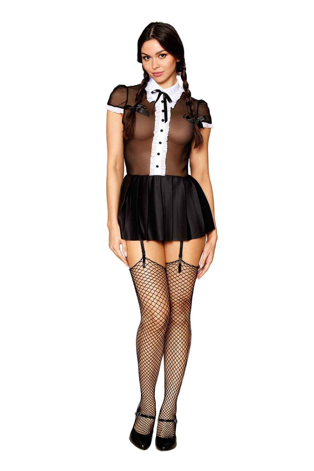 Gothic School Girl - Miss Behavin - One Size - Black DG-13303BLKOS