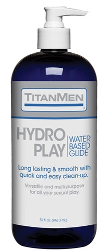 Titanmen Hydro Play Water Based Glide - Bulk - 32 Fl. Oz. DJ3900-09-BU