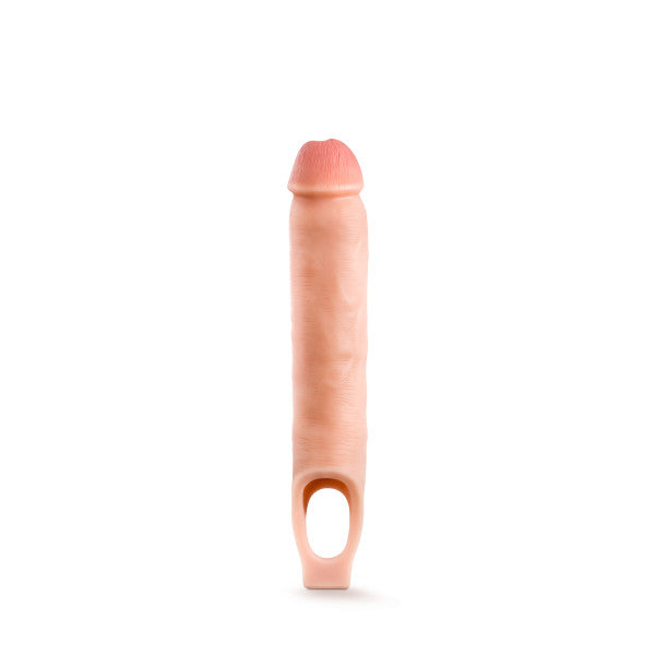 Performance Plus - 11.5 Inch Silicone Cock Sheath Penis Extender - Vanilla BL-22693