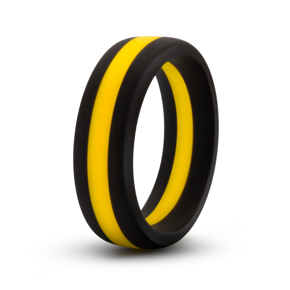 Performance - Silicone Go Pro Cock Ring - Black/gold/black BL-91112
