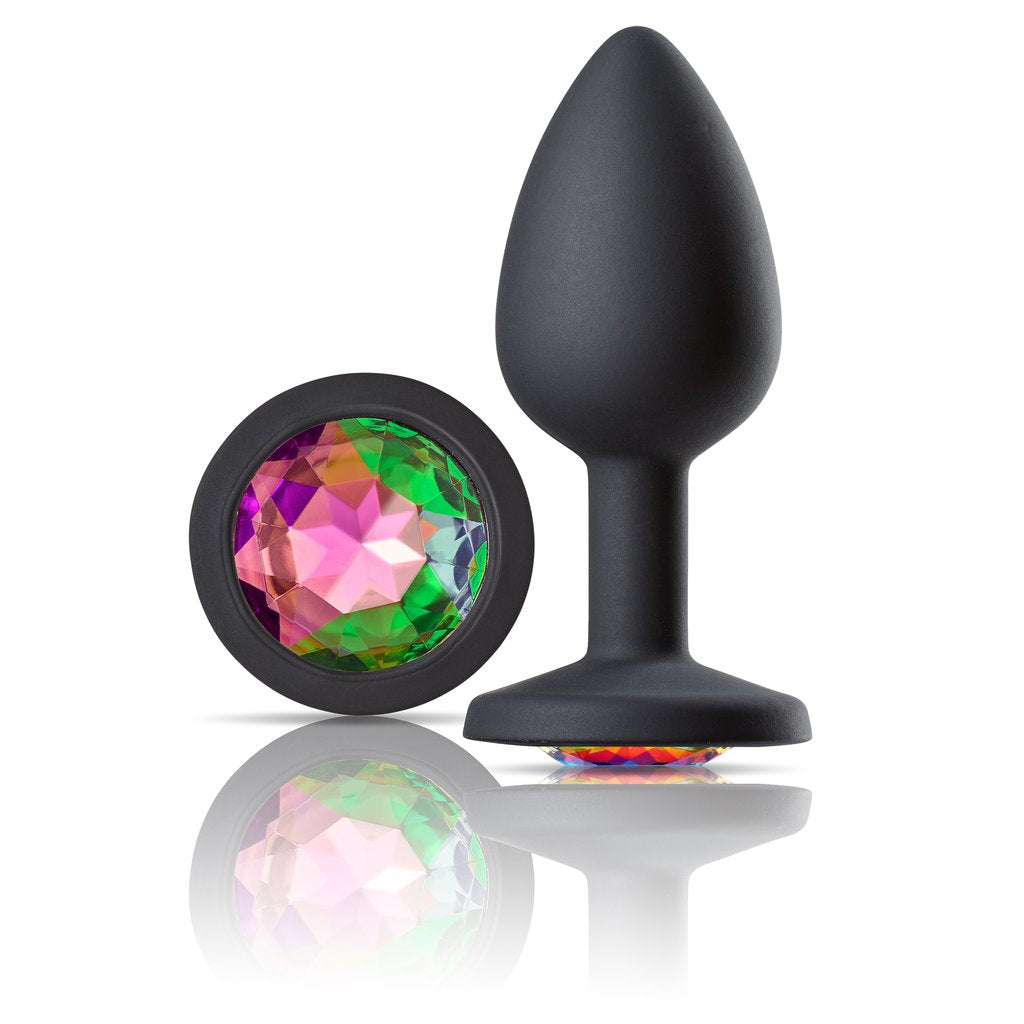 Cloud 9 Novelties Gems Jeweled Silicone Anal Plug - Small WTC303