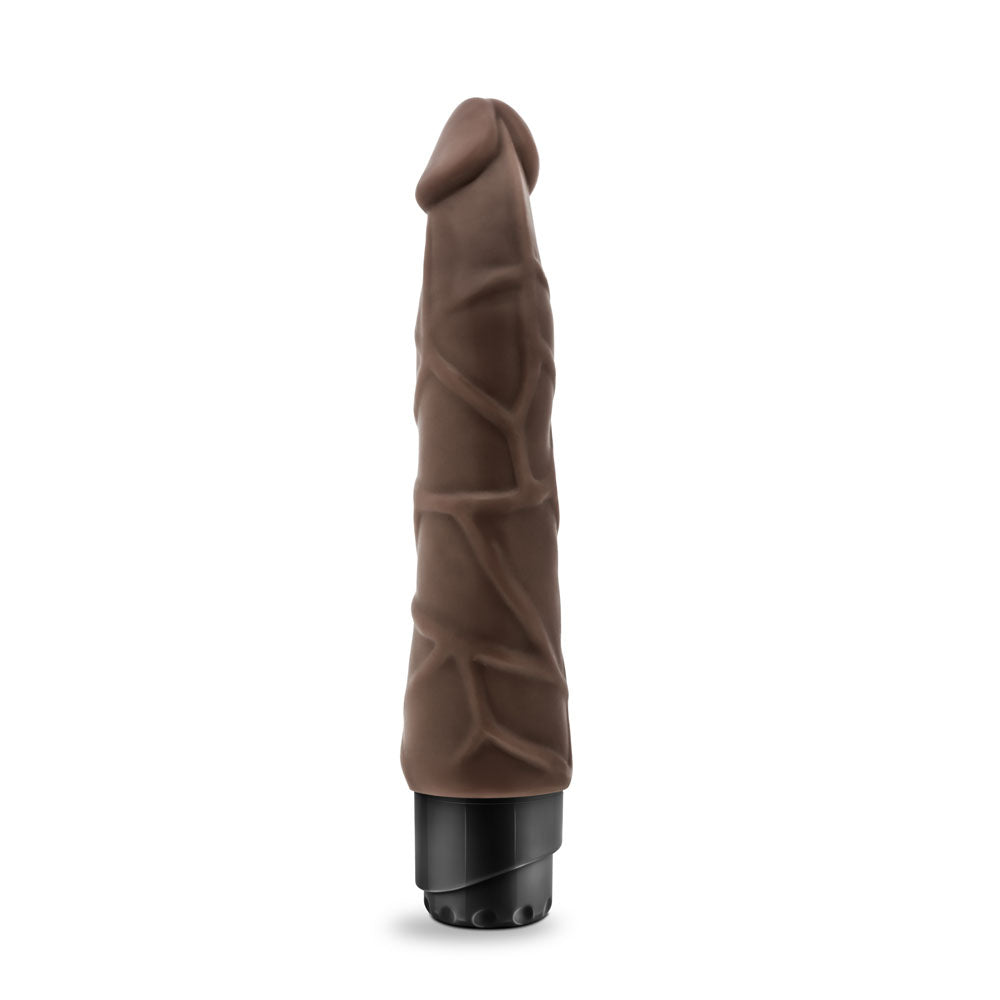 Dr. Skin - Cock Vibe 1 - 9 Inch Vibrating Cock - Chocolate BL-10076