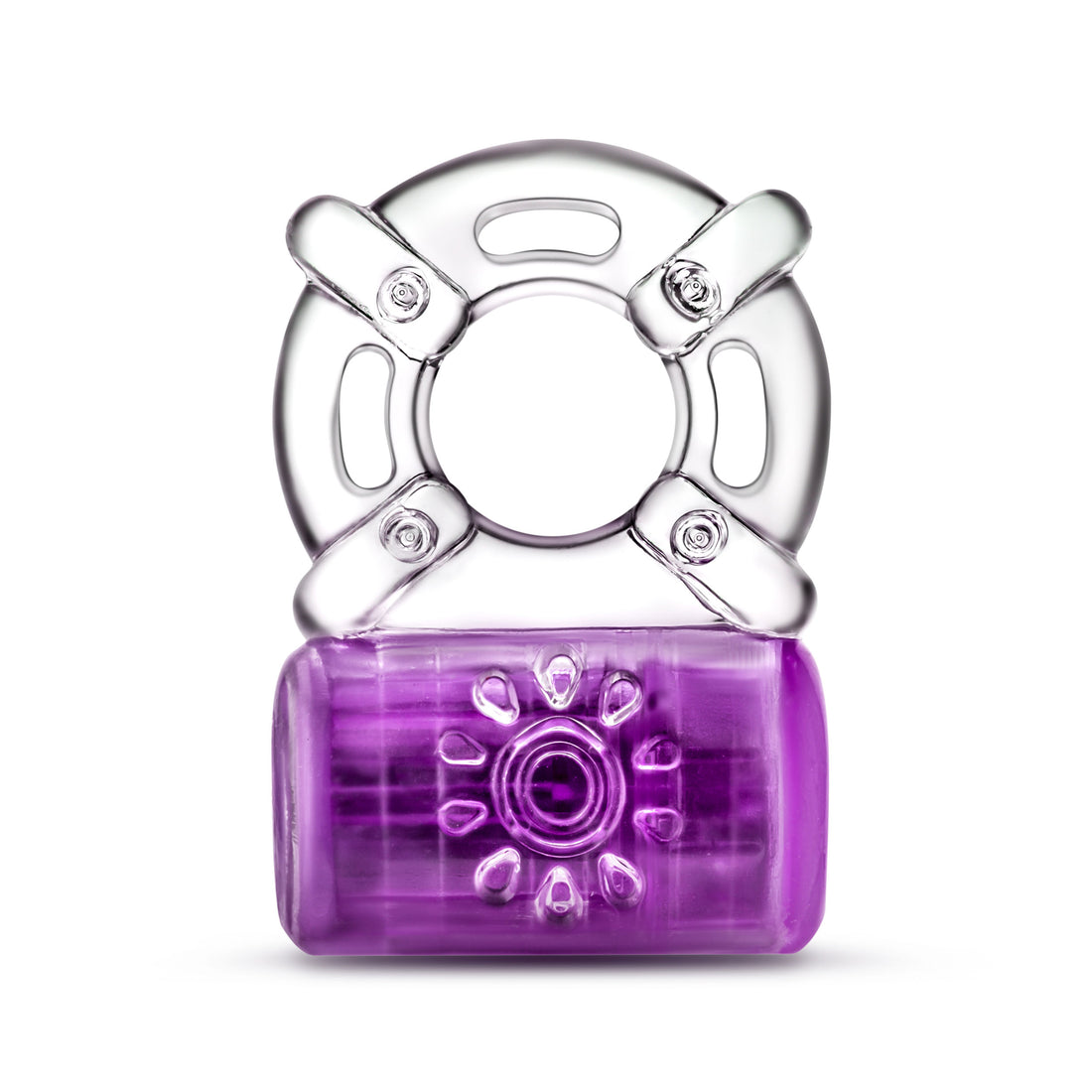 Play With Me - One Night Stand Vibrating C-Ring - Purple BL-30811