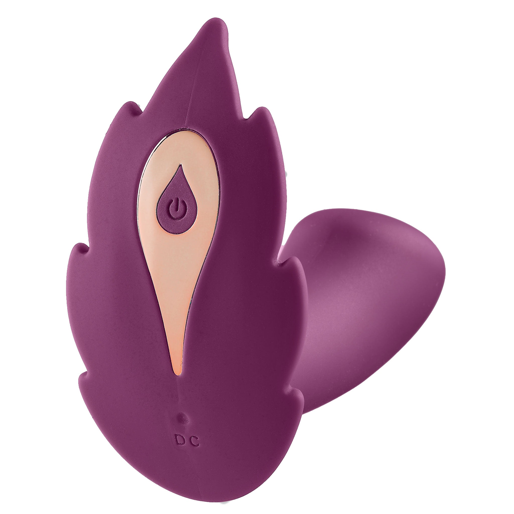 Partner Panty Leaf Vibrator With Remote Control - Plum WTC941