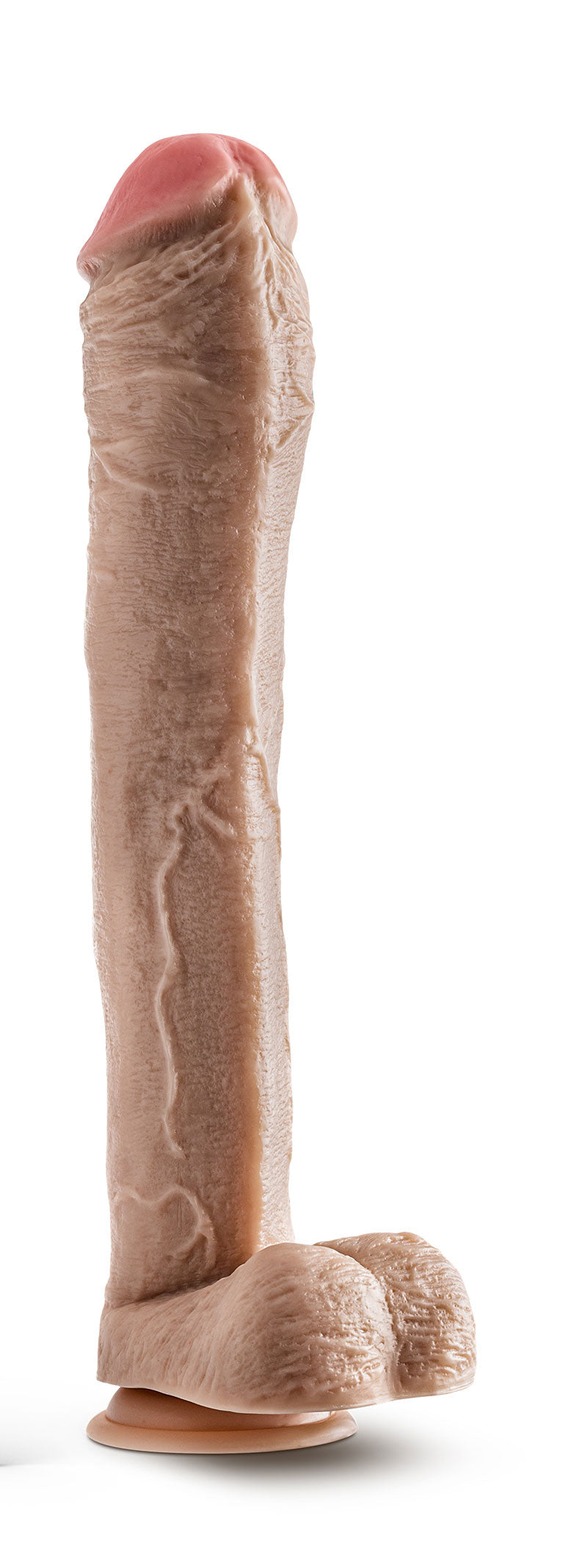 Dr. Skin - Mr. Ed - 13 Inch Dildo With Balls - Beige BL-15433