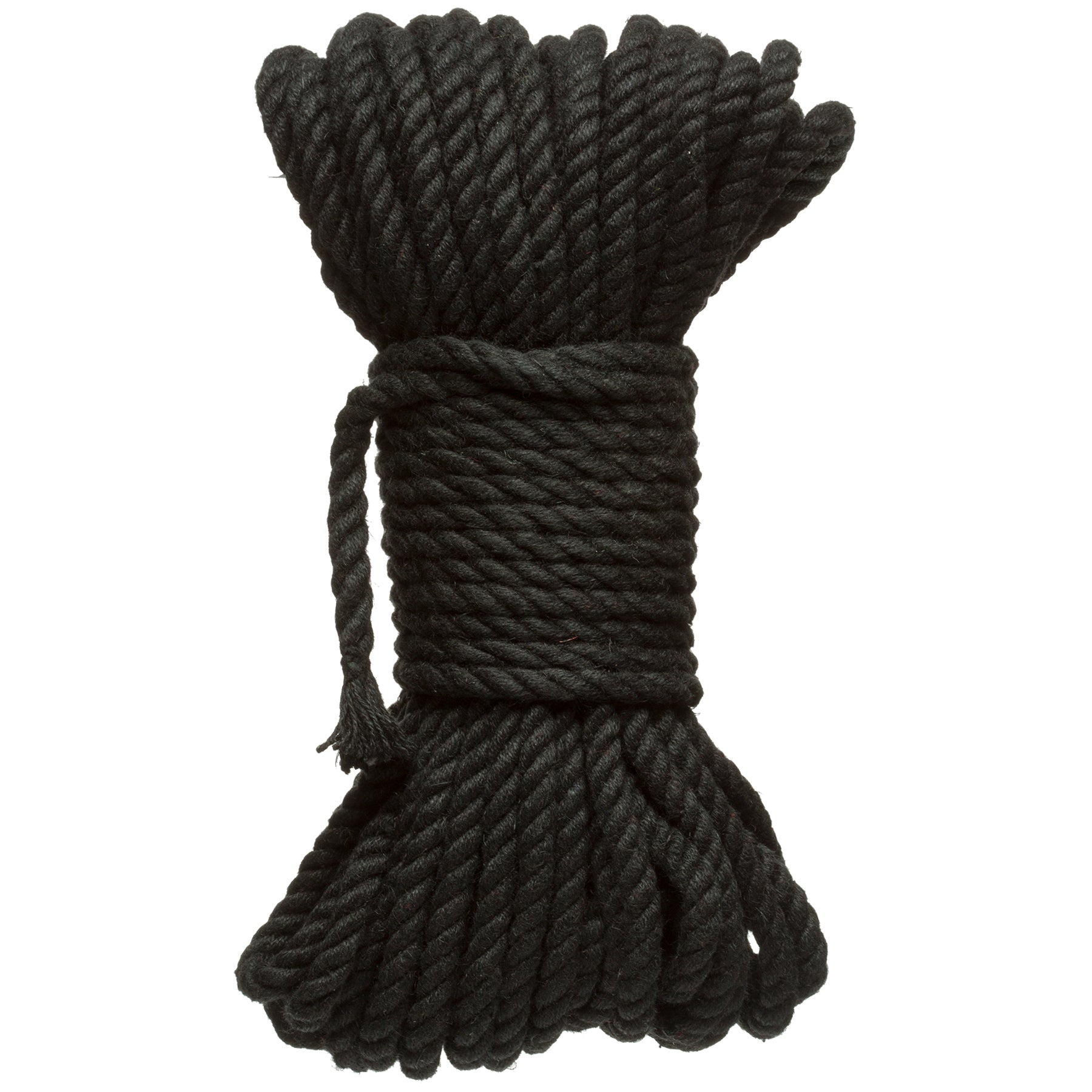 Merci - Bind and Tie - 6mm Hemp Bondage Rope - 50 Feet - Black DJ2404-39-BX
