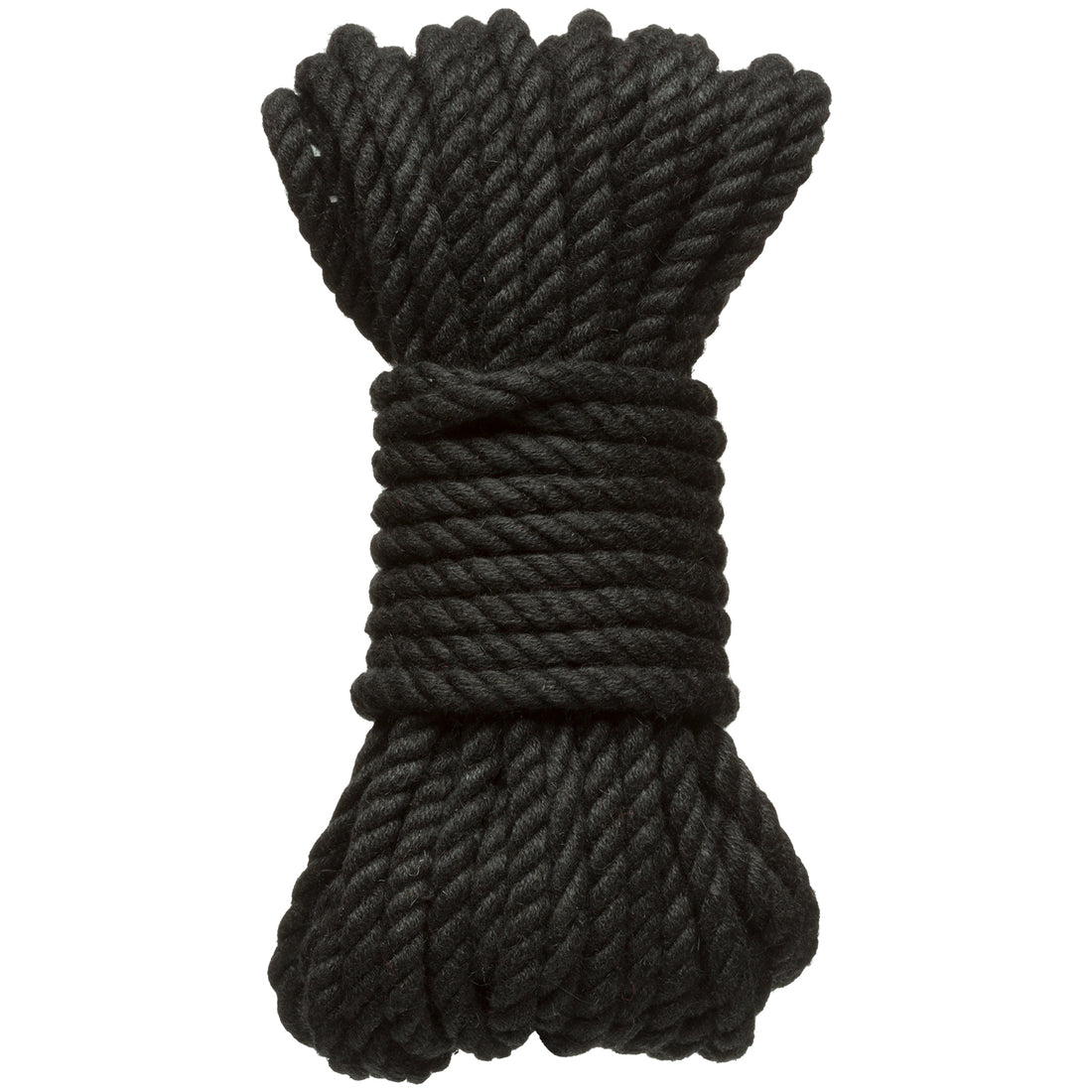 Merci - Bind and Tie - 6mm Hemp Bondage Rope - 30 Feet - Black DJ2404-38-BX