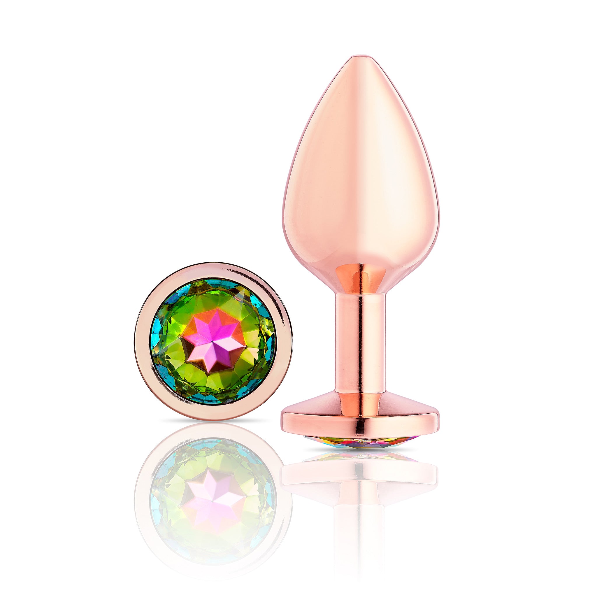 Cloud 9 Novelties Gems Rosy Gold Anal Plug - Medium WTC301RG