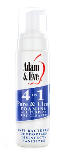Adam and Eve 4 in 1 Pure and Clean Foaming Toy Cleaner 8 Oz AE-LQ-5683-2