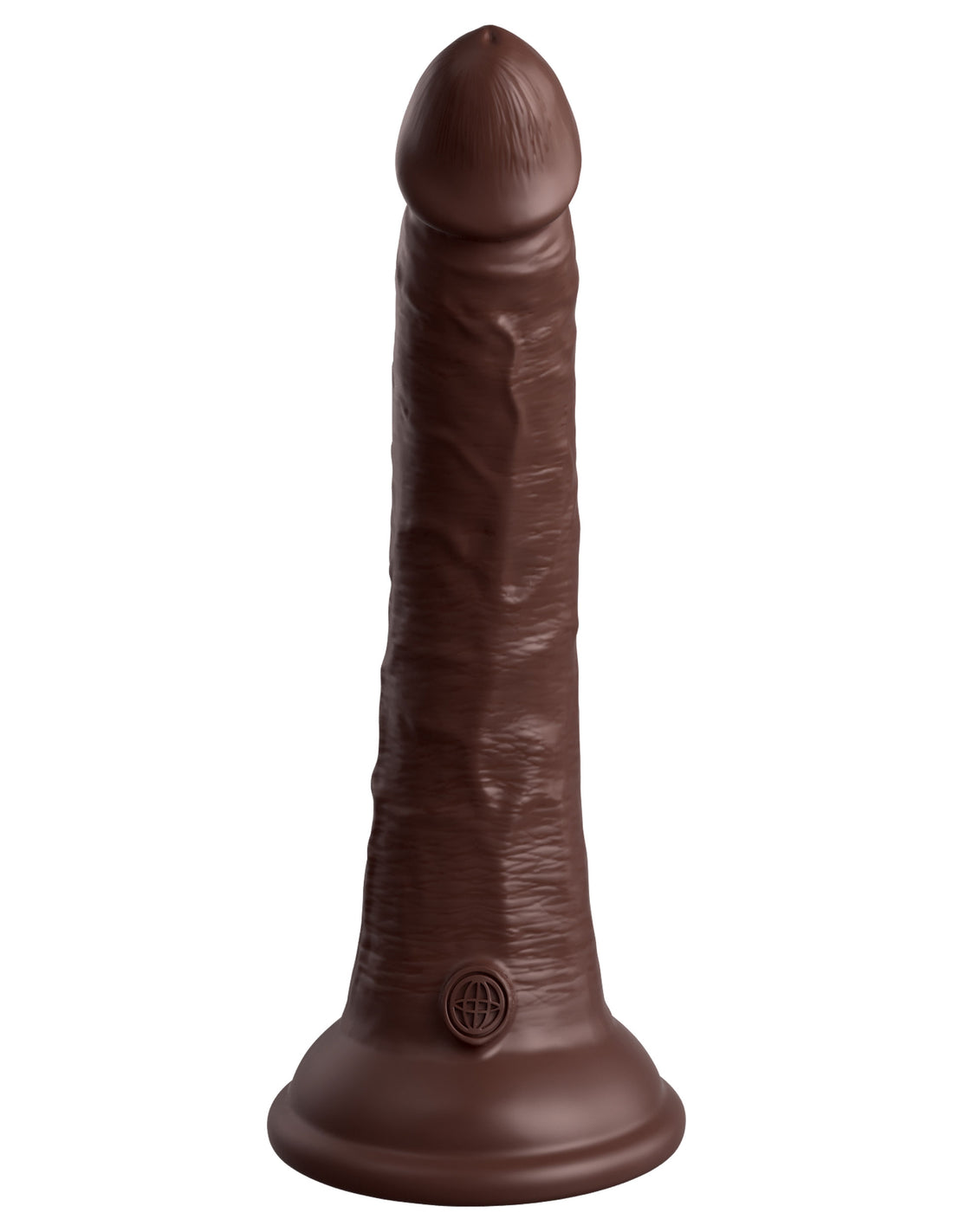 King Cock Elite 7 Inch Silicone Dual Density Cock - Brown PD5771-29