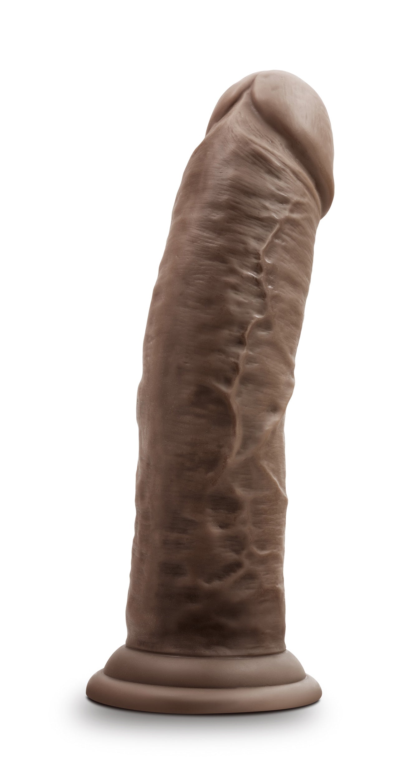 Dr. Skin Silicone - Dr. Shepherd - 8 Inch Dildo With Suction Cup - Chocolate BL-15906