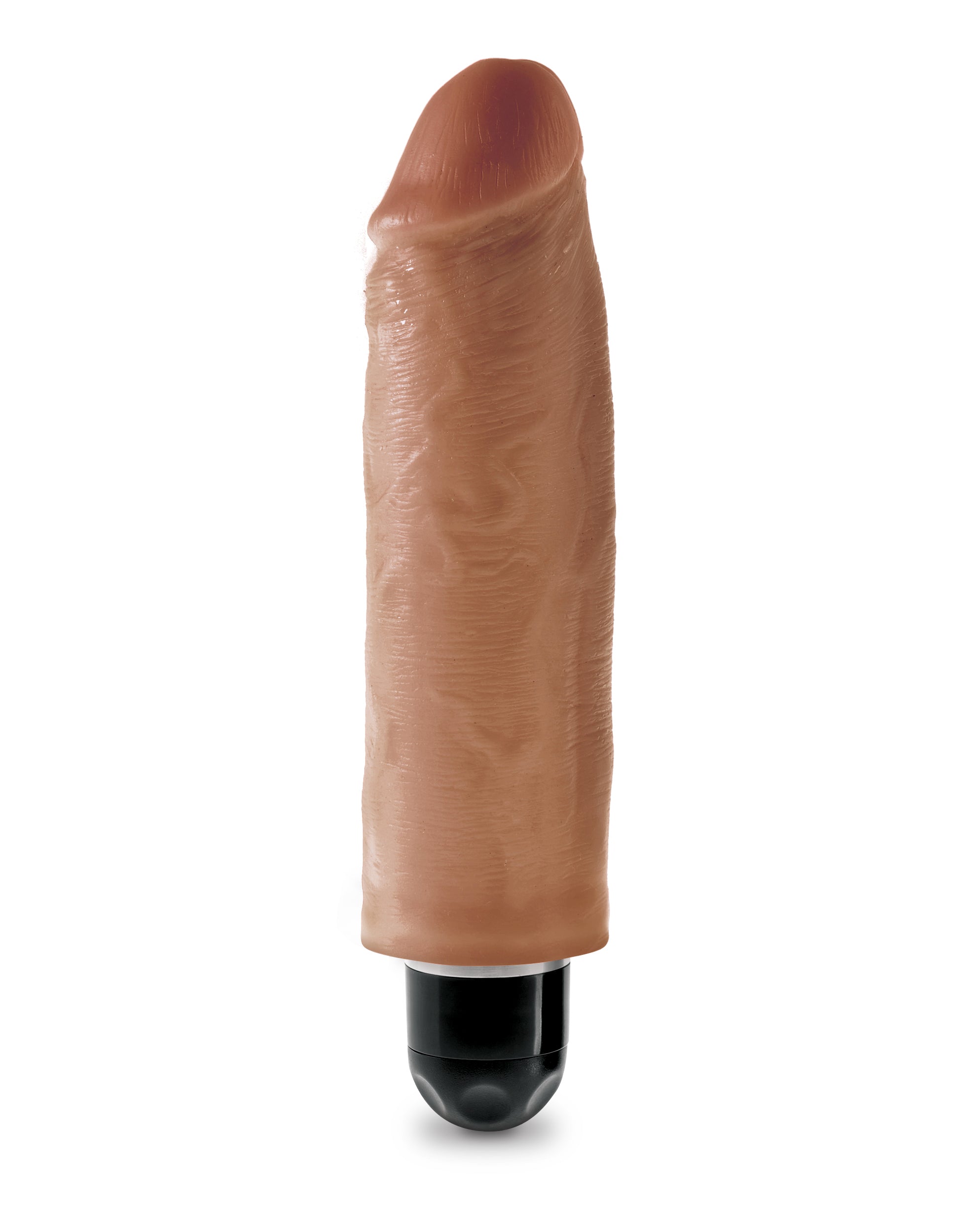 King Cock 6 Inch Vibrating Stiffy - Tan PD5521-22