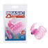 Basic Essentials Stretchy Vibrating Bunny Enhancer - Pink SE1739042