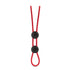 Stay Hard - Silicone Double Loop Cock Ring  - Red BL-32098