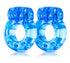 Stay Hard - Vibrating Cock Rings - 2 Pack - Blue BL-30402