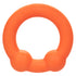 Alpha Liquid Silicone Dual Ball Ring - Orange Orange SE1492122