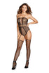 Teddy Bodystocking - One Size - Black DG-0355BLKOS
