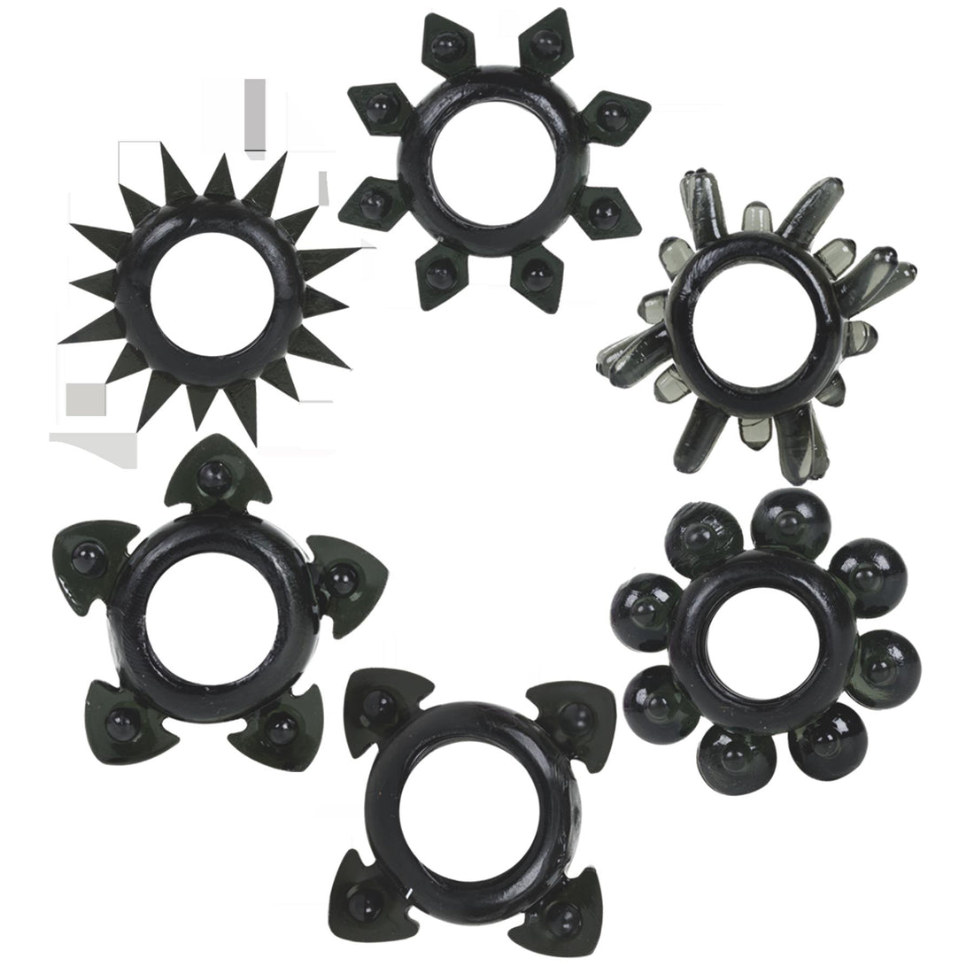 Tower of Power Set of 6 - Black DJ0860-02